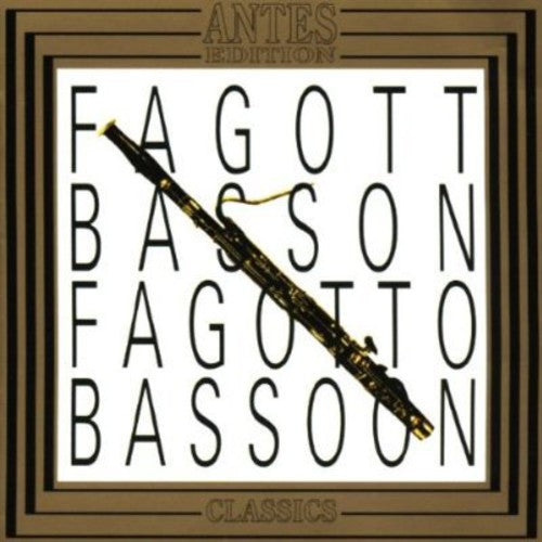 the album cover for Juergen Gode - Fagott 1 Bassoon / Son for Bassoon & Basso