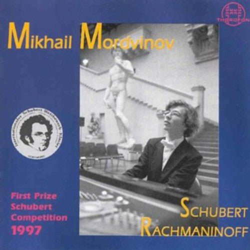 the album cover for Schubert / Mikhail Mordinov - First Prize Schubert Competition 1997