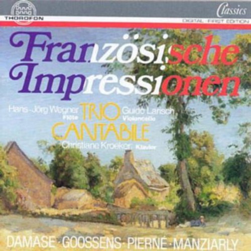 the album cover for Cantabile - French Impressions / Son Flute Piano & Violincello