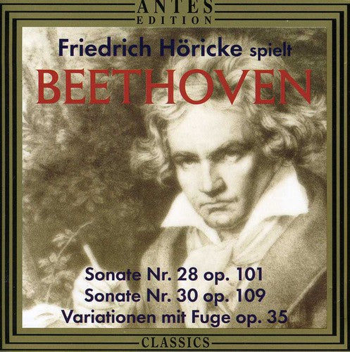 the album cover for Friedrich Hoericke - Friedrich Horicke Plays PN Son Nos 28 & 30
