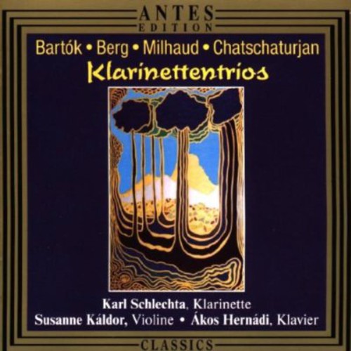 the album cover for Karl Schlechta - Klarinettentrios