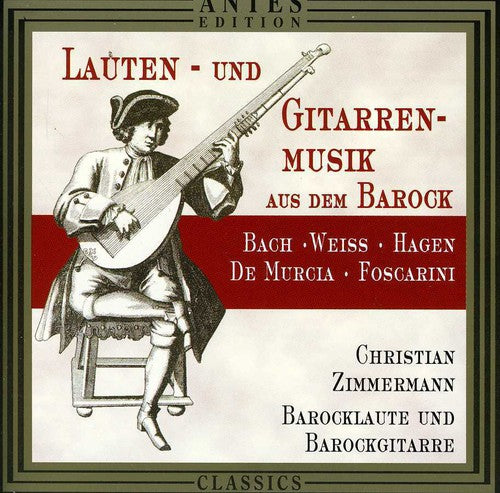 the album cover for Christian Zimmermann - Lute & Guitar Music of the Baroque Era