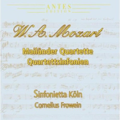 the album cover for Sinfonietta Koeln - Mailander Quartette