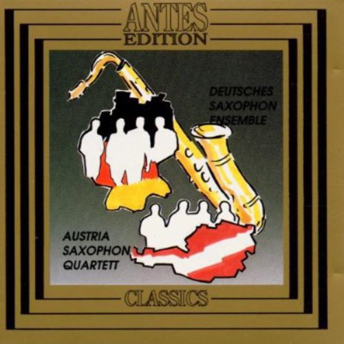 the album cover for Deutsches Saxophon-Ensemble - Music for Saxophone Quartets