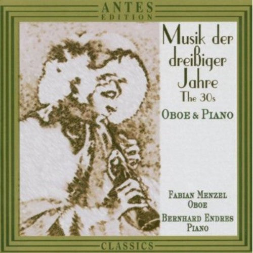 the album cover for Fabian Menzel - 1930's Music for Oboe & Piano