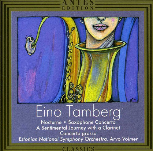 the album cover for Orchester Des Estnischen Rundfunks - Nocturne Op 90 / Saxophone Cto / Cto Gross Op 5