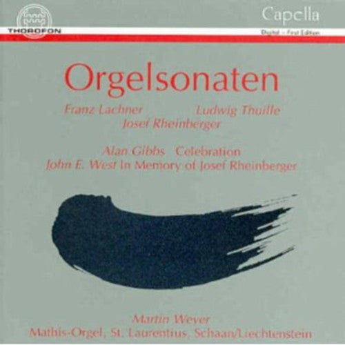 the album cover for Martin Weyer - Organ Sonata