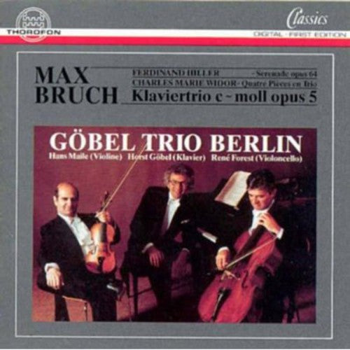 the album cover for Hans Maile - Piano Trios