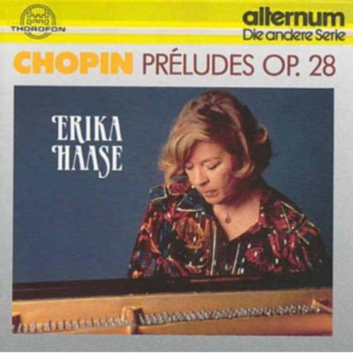 the album cover for Erika Haase - Preludes Op 28