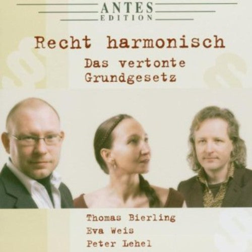 the album cover for Eva Weis - Recht Harmonisch