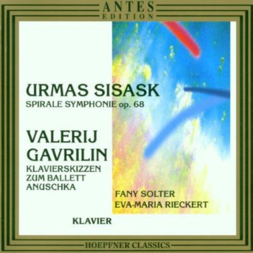 the album cover for Fanny Solter - Spirale Sym Op 68 / PN WKS Four Hands