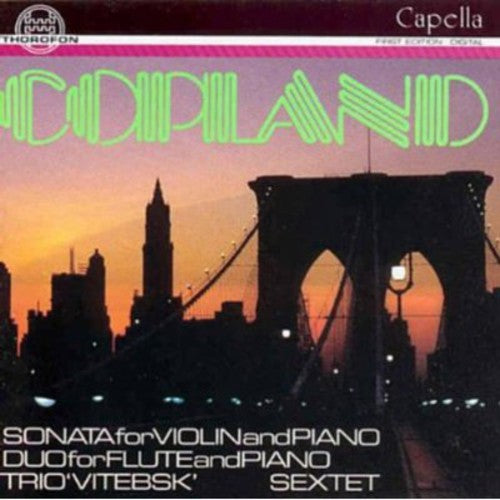 the album cover for Copland - Vitebsk Trio for Piano Violin & Cello