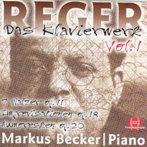the album cover for Markus Becker - Piano Works 1