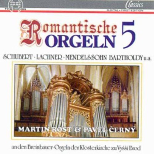 the album cover for Martin Rost - Romantic Organ 5
