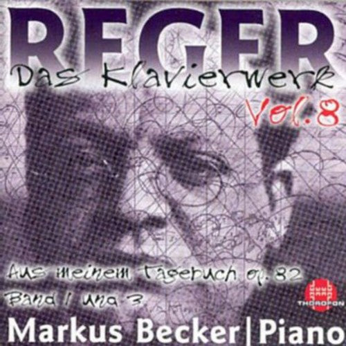 the album cover for Markus Becker - Piano Works 8