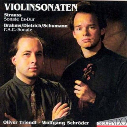 the album cover for Wolfgang Schroeder - Violin Sonatas