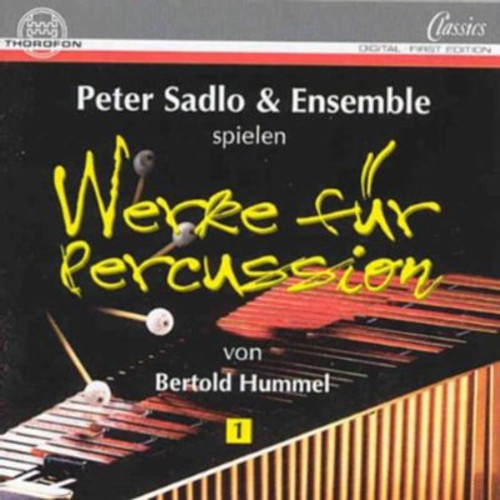 the album cover for Peter Sadlo und Ensemble - Works for Percussion
