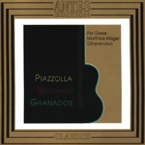 the album cover for Gitarrenduo Pia Grees - Works for Two Guitars / Valses Poeticos