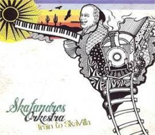 the album cover for Skafandros Orkestra - Train to Skavilla