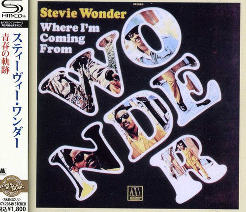 the album cover for Stevie Wonder - Where I'm Coming from (SHM-CD)