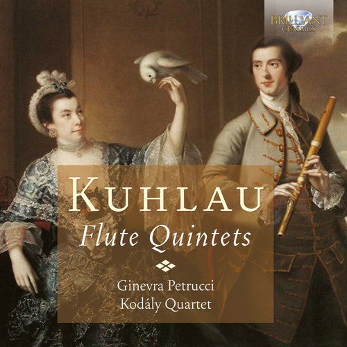 the album cover for Ginevra Petrucci - Flute Quintets
