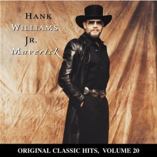 the album cover for Hank Williams Jr. - Maverick (Original Classic Hits 20)
