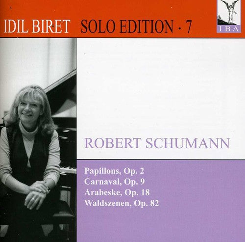 the album cover for Schumann / Idil Biret - Papillons / Carnaval / Arabeske / Waldszenen