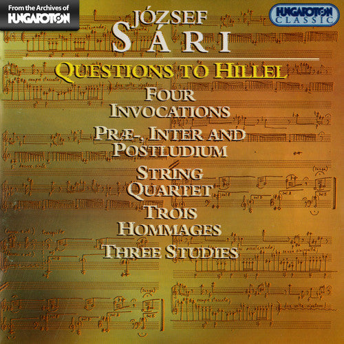 the album cover for Sari / Vekony / Gyongyossy / Horn / Serei - Questions to Hillel