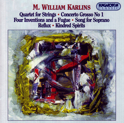 the album cover for Karlins / Rossner / Paynter / Somogyi String - Quartet for Strings