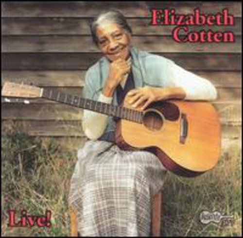 the album cover for Elizabeth Cotten - Live