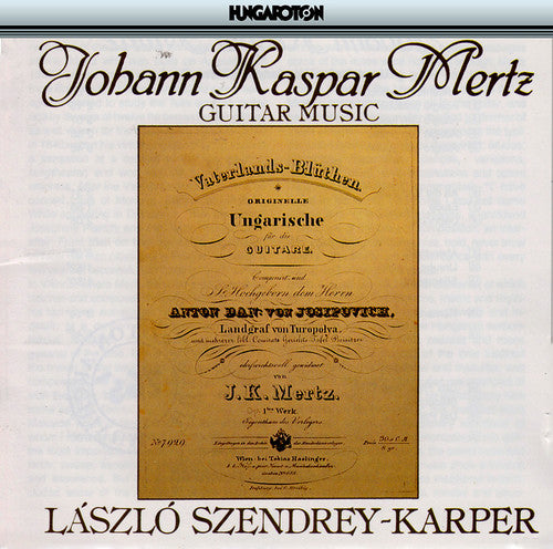 the album cover for Mertz / Szendrey-Laszlo Karper - Guitar Music