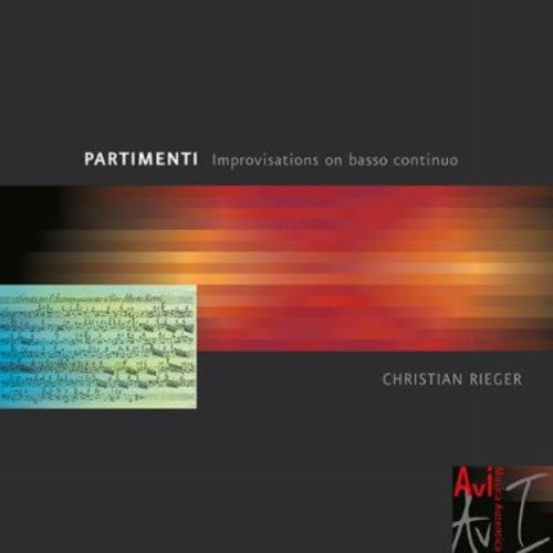 the album cover for Christian Rieger - Partimenti: Improvisations On Basso Continuo [Digipak]