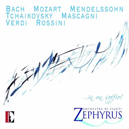 the album cover for J Bach S / Zephyrus Flute Orchestra - In Un Soffio [Digipak]