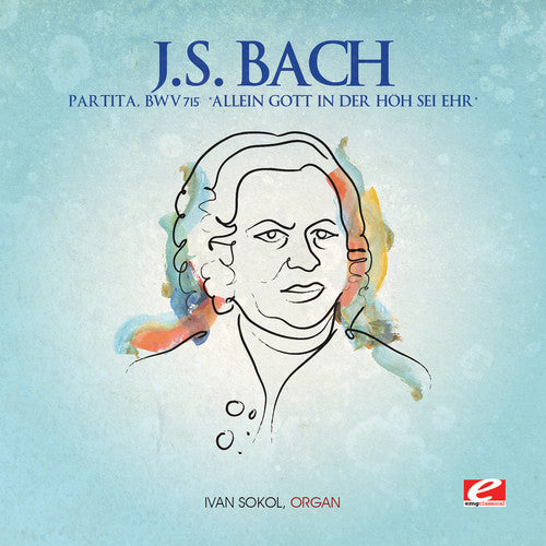the album cover for J Bach S - Partita BWV 715