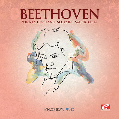 the album cover for Beethoven - Sonata for Piano 22 in F Major