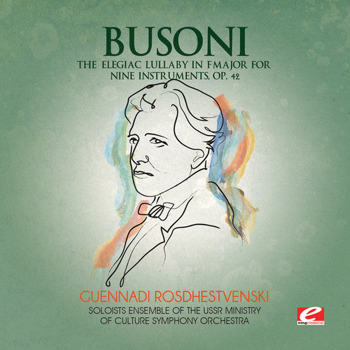 the album cover for Soloists Ensemble of the USSR Ministry of Culture Symphony Orchestra - Elegiac Lullaby in F Major