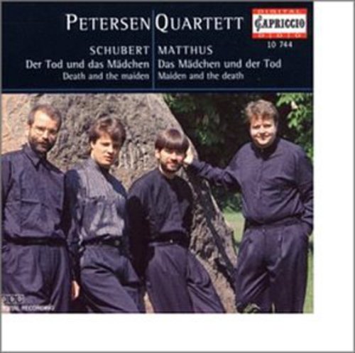 the album cover for Petersen - Peterson Quartett