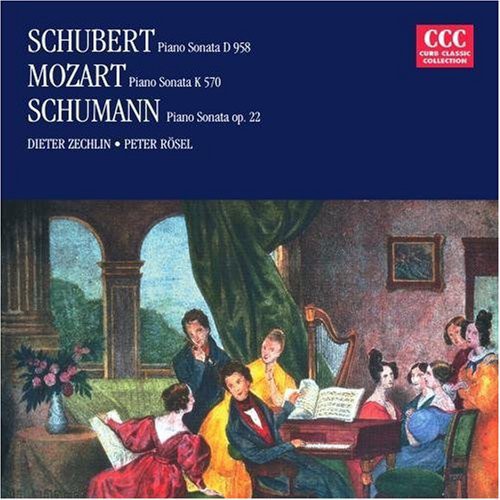 the album cover for Schubert / Mozart / Schumann / Rosel - Piano Sonatas