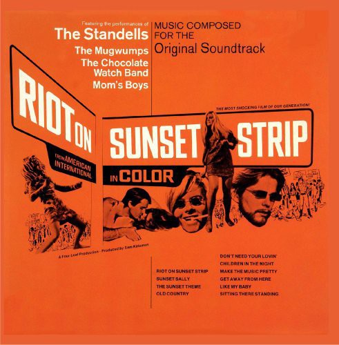 the album cover for Riot On The Sunset Strip / OST - Riot on Sunset Strip (Original Soundtrack)
