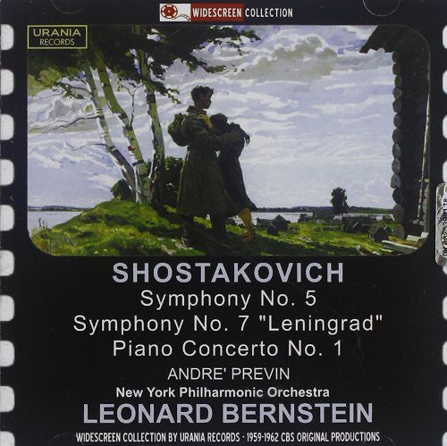 the album cover for Shostakovich / Nyp Orch / Pervin / Bernstein - Symphony No. 5 & Symphony No. 7