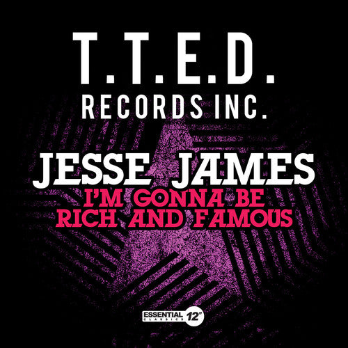 the album cover for Jesse James - I'm Gonna Be Rich And Famous (Mod)