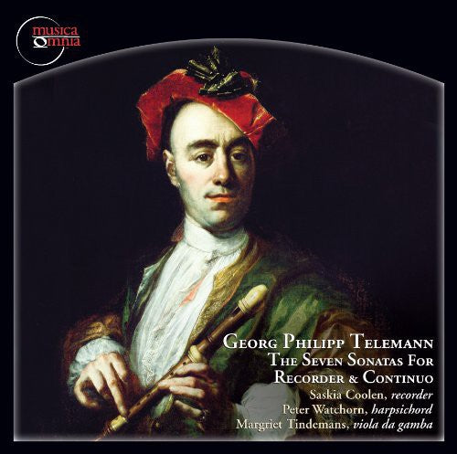 the album cover for Saskia Coolen - Seven Sonatas For Solo Recorder & Continuo [Digipak]