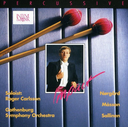 the album cover for Roger Carlsson - Percussive Impact / Various