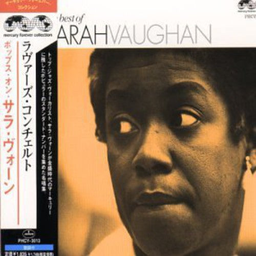 the album cover for Sarah Vaughan - Lovers Concerto-Pops on