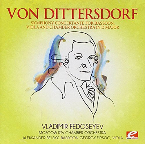 the album cover for Moscow RTV Chamber Orchestra - Symphony Concertante Bassoon Viola & Chamber Orch