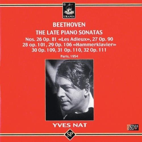 the album cover for Beethoven / Nat - Late Piano Sonatas