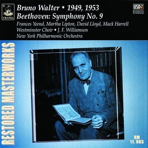 the album cover for Bruno Walter - Symphony 9