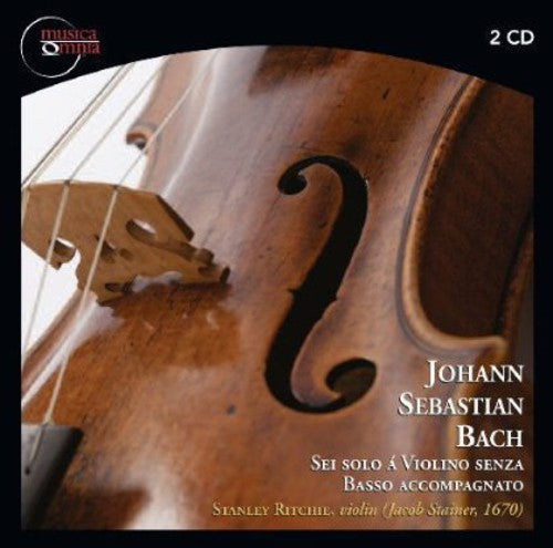 the album cover for Bach / Ritchie - Sei Solo a Violino Senza Basso Accompagnato