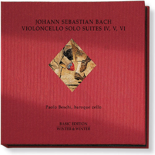 the album cover for Paolo Beschi - Solo Cello Suites 4-6