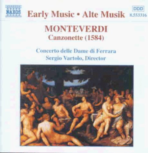 the album cover for Sergio Vartolo - Canzonette / Concerto Delle Dame Di Ferrara
